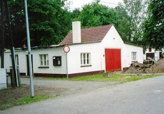 Bau des Feuerwehrgerätehauses in Schwarzbach